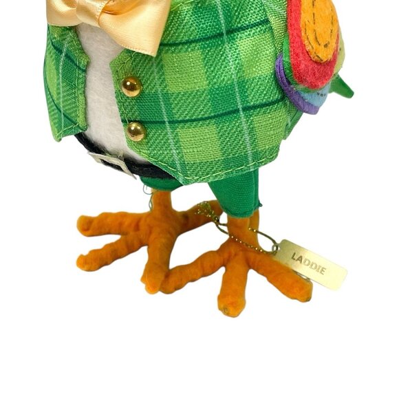 Target Spritz 2020 Featherly Friends Laddie St. Patrick's Day Bird with Nametag - Picture 3 of 9